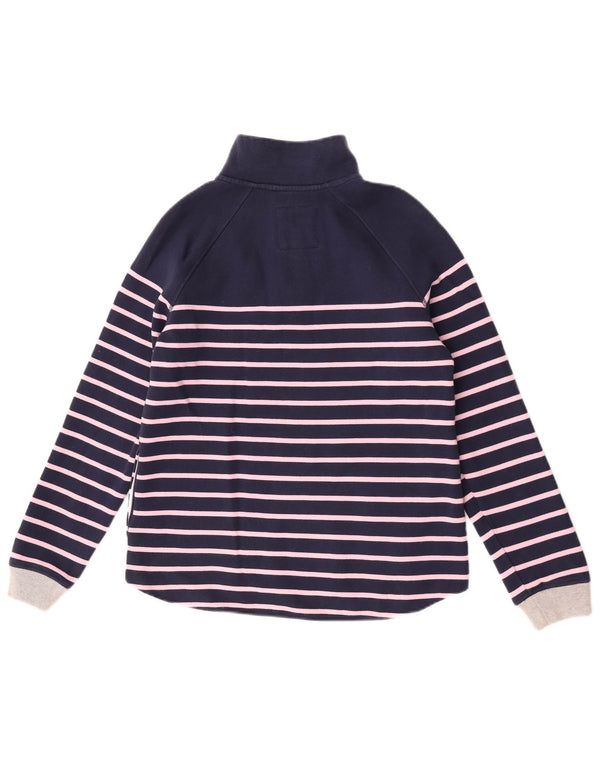 Crew Clothing Dame Sweatshirt Jumper UK 10 Small Navy Blue Striped