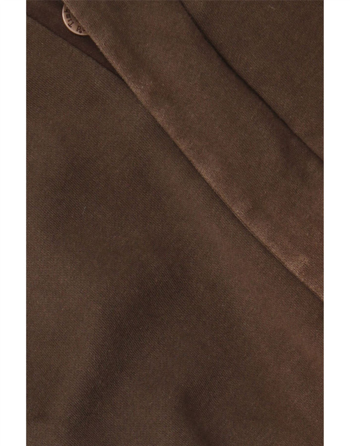 TIMBERLAND Herre Slim Fit Bomber Jacket UK 40 Stor brun bomuld