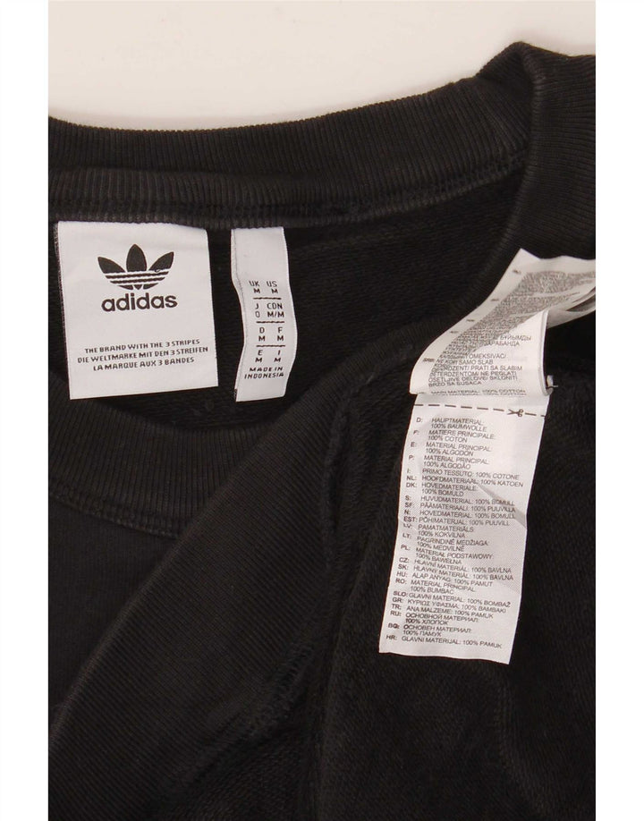 Adidas Sweatshirt Jumper Medium Sort bomuld til mænd