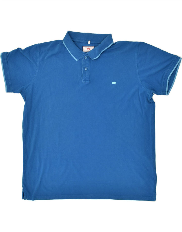 CARRERA Mens Polo Shirt XL Blue Cotton | Vintage Carrera | Thrift | Second-Hand Carrera | Used Clothing | Messina Hembry 
