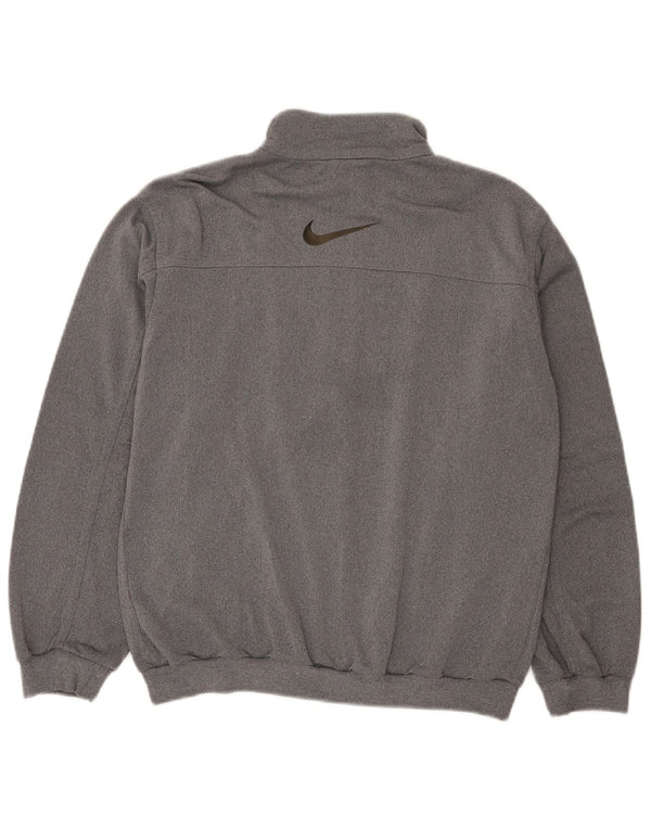 Nike drenge grafisk træningsdragt topjakke 12-13 år stor grå flækket