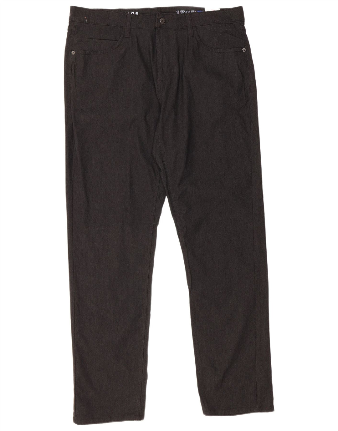 Izod Lige Casual Bukser til kvinder W36 L32 Sort Rayon