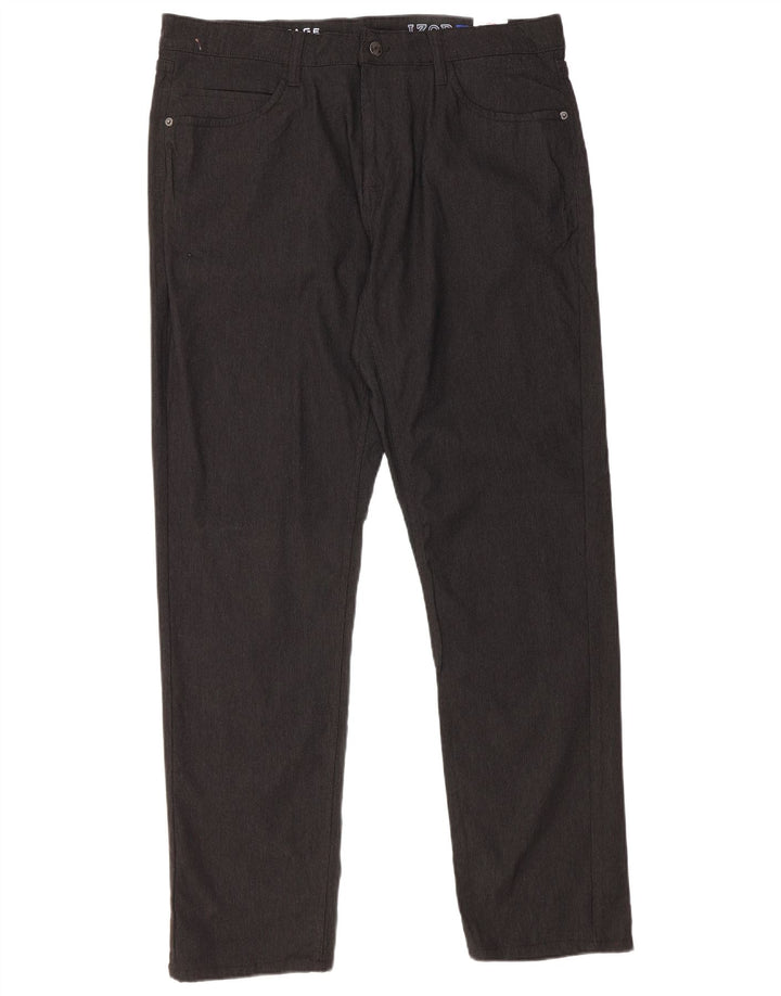 Izod Lige Casual Bukser til kvinder W36 L32 Sort Rayon