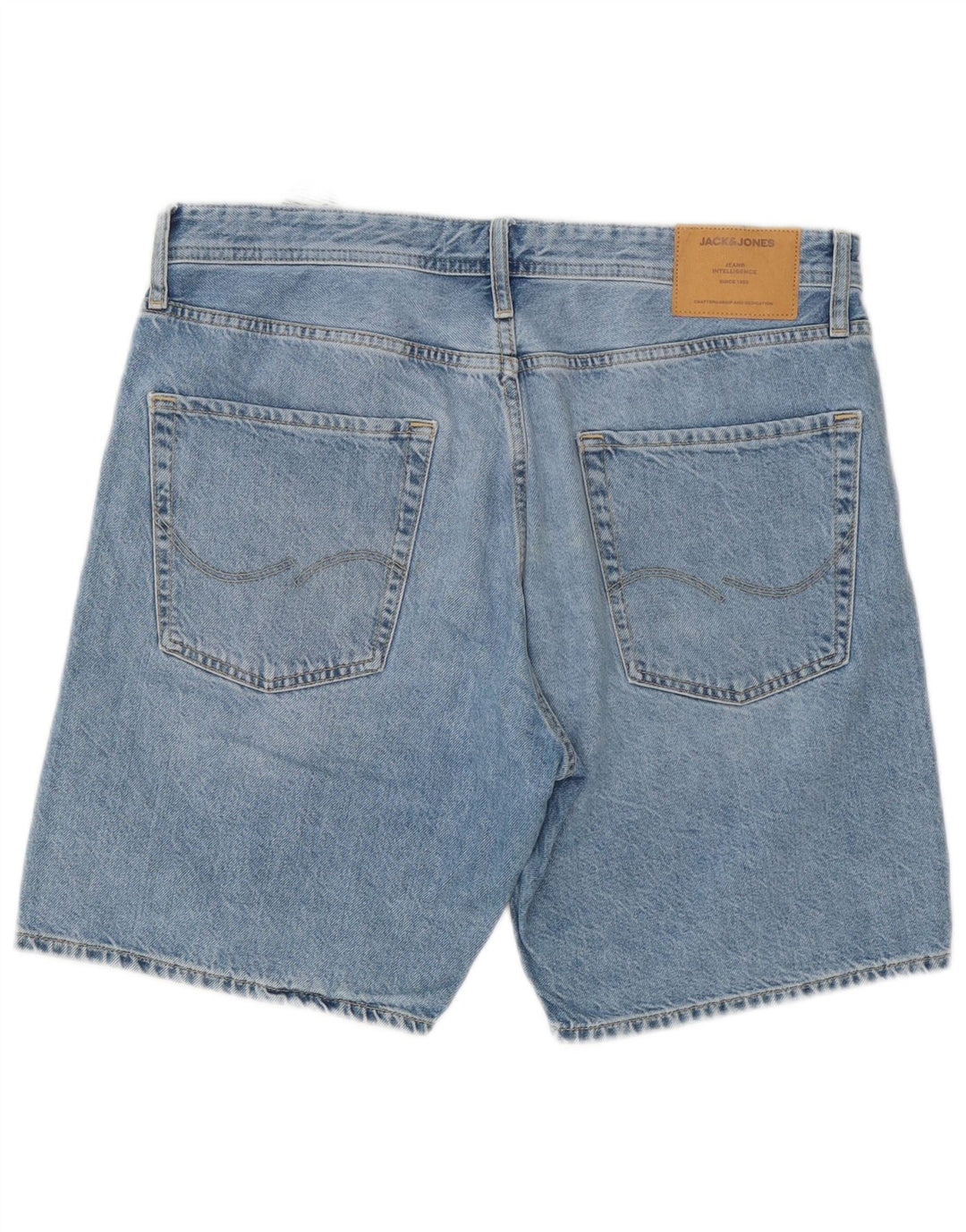 Jack & Jones Herre Chris Denim Shorts Large W34 Blå Bomuld