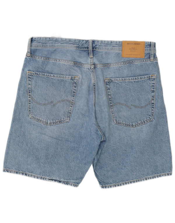 Jack & Jones Herre Chris Denim Shorts Large W34 Blå Bomuld