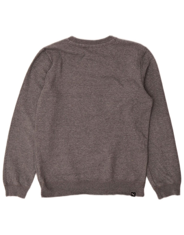 PUMA Graphic Sweatshirt Jumper til drenge 13-14 år Grå