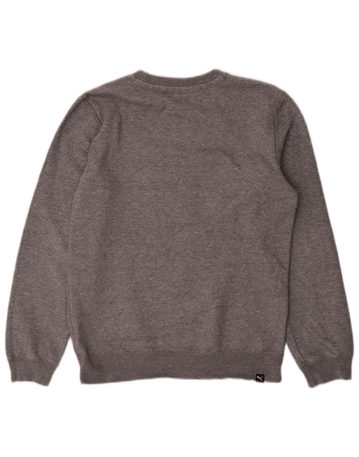 PUMA Graphic Sweatshirt Jumper til drenge 13-14 år Grå