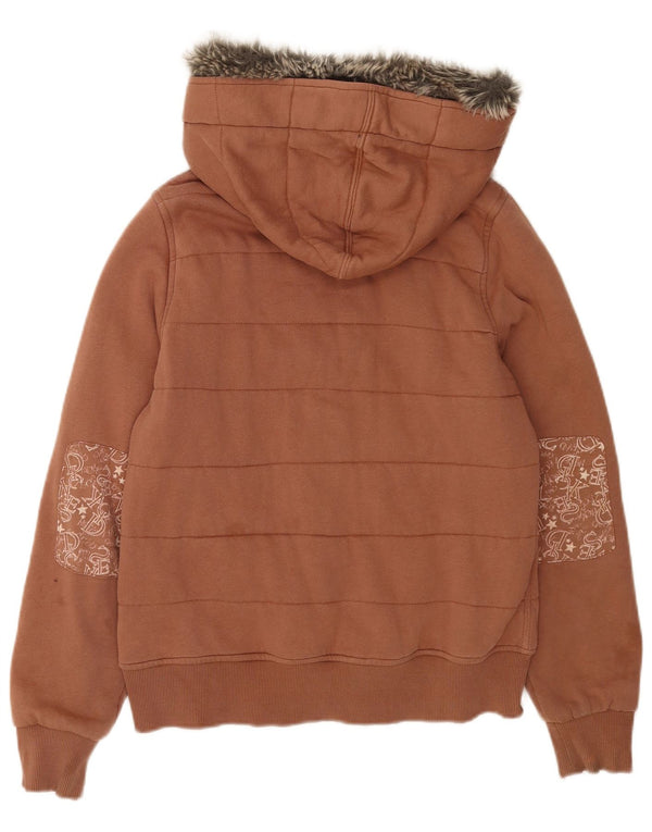 Dickies piger grafisk hættetrøje med lynlås 10-11 år medium brun bomuld