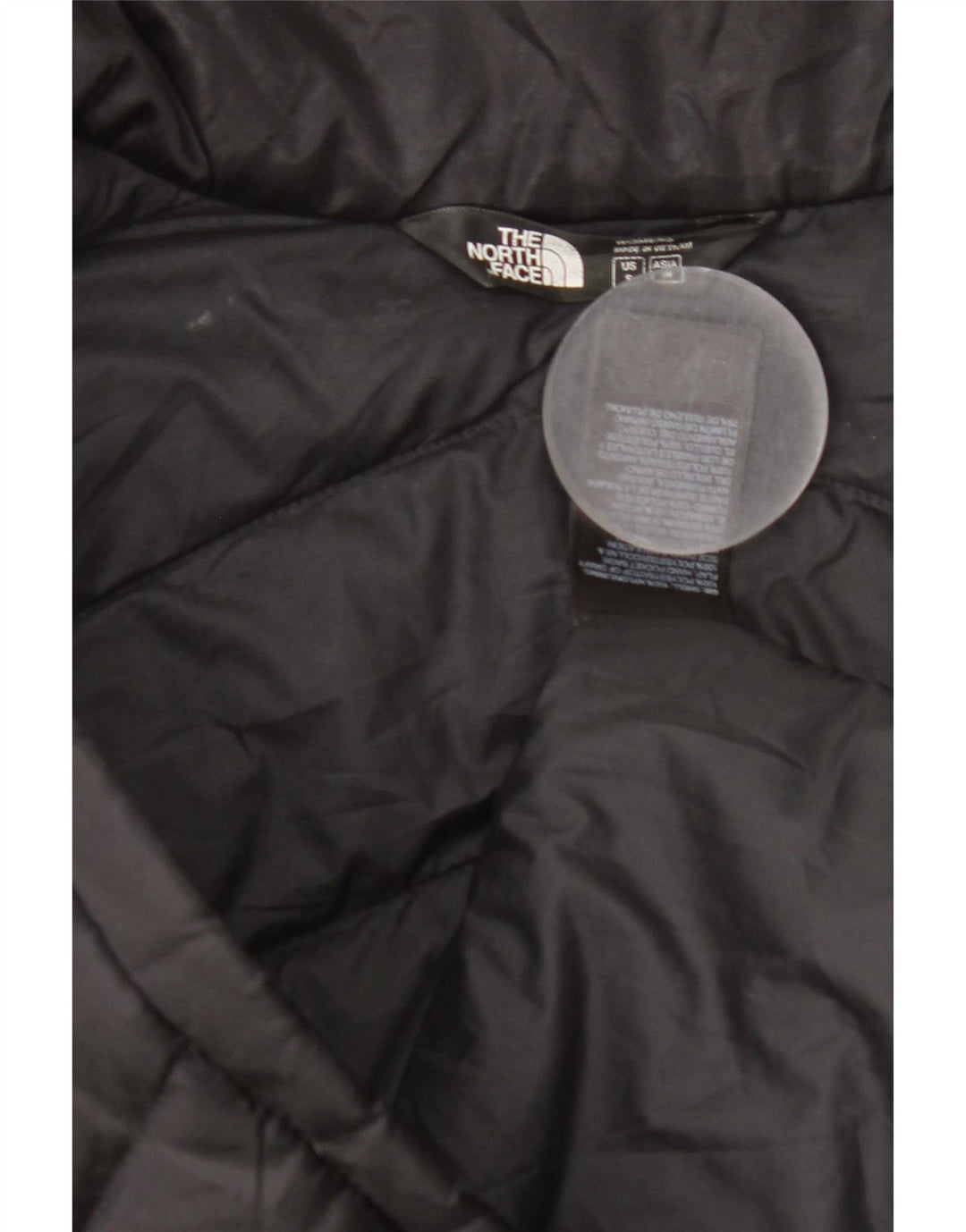 The North Face Polstret jakke til kvinder UK 10 Lille sort nylon