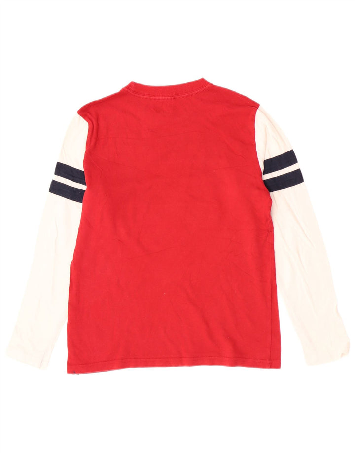 Tommy Hilfiger Boys Grafisk Top Langærmet 8-9 år Medium Rød