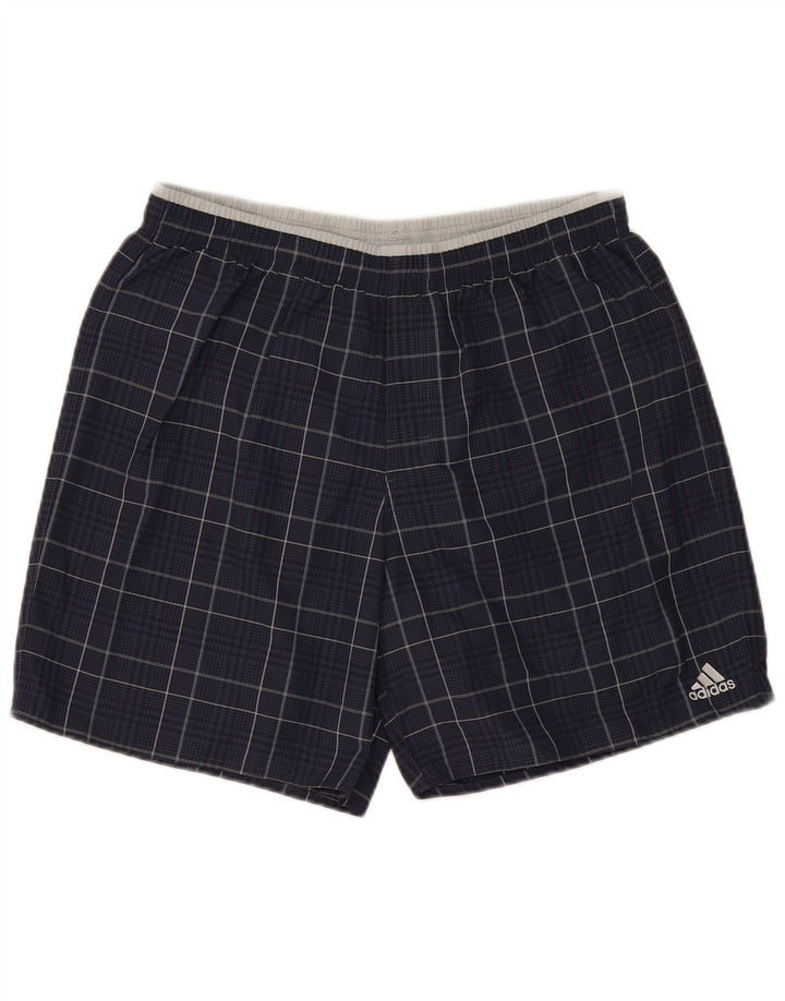 Adidas Herre Sportshorts Large Navy Blue Ternet Polyamid
