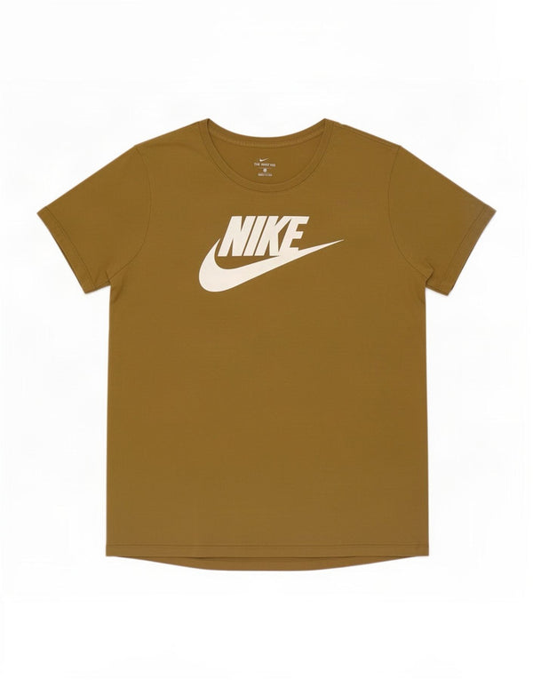 Nike grafisk T-shirt top til kvinder UK 18 XL Khaki