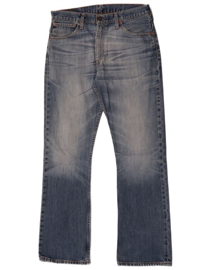 Levi's Herre 507 Bootcut Jeans W34 L34 Blå Bomuld