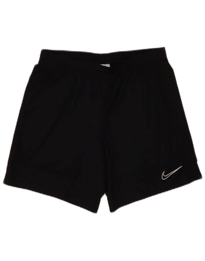 Nike Herre Dri Fit sportsshorts, store sorte polyester