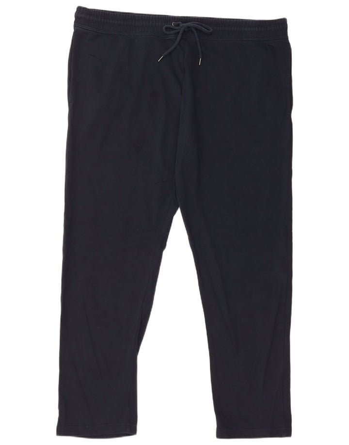 Marks & Spencer Herre Regular Tracksuit Bukser 2XL Navy Blue Cotton