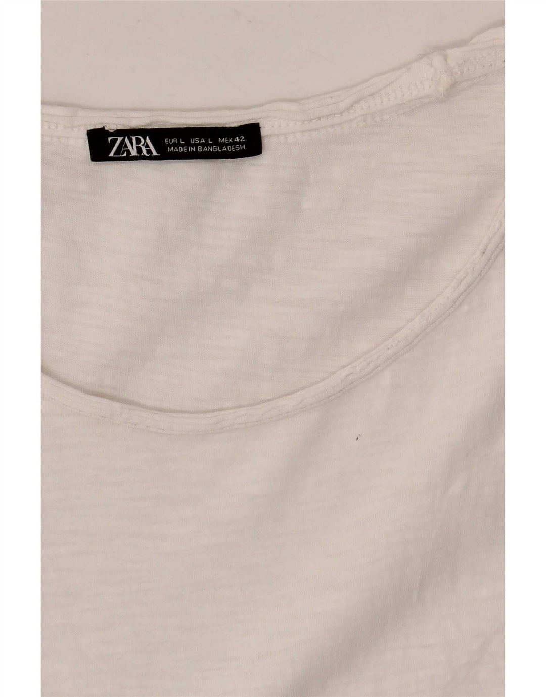 Zara Herrevest Top Stor Hvid