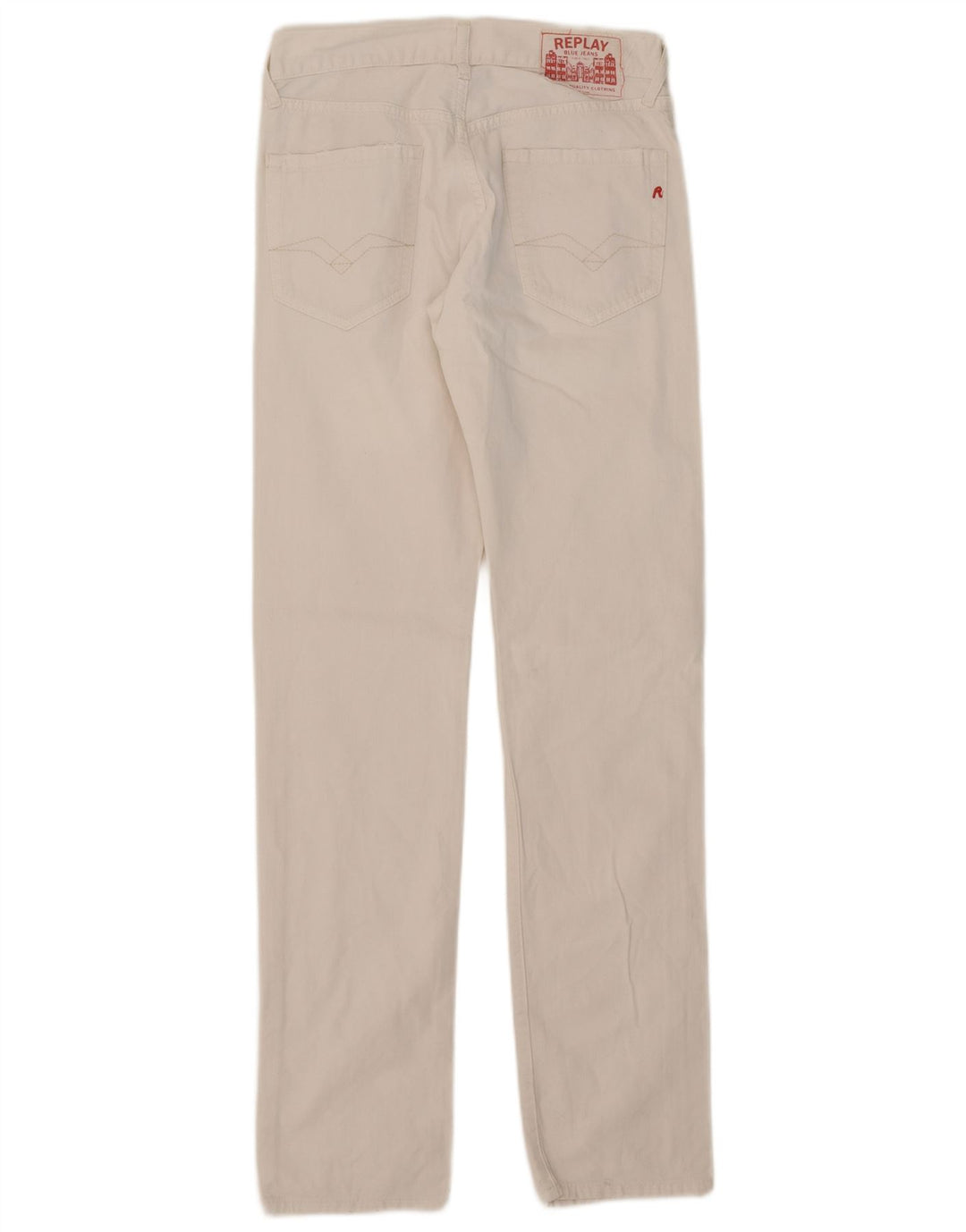 Replay Dame Slim Jeans W30 L34 Hvid