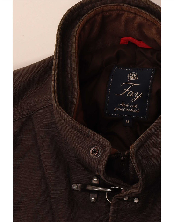 Fay Herre Utility Jacket UK 38 Medium Brown