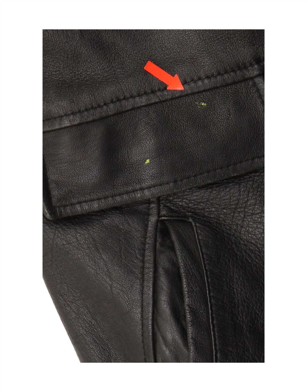KARTEL Mens Leather Coat UK 40 Large Black Leather Vintage Kartel and Second-Hand Kartel from Messina Hembry 
