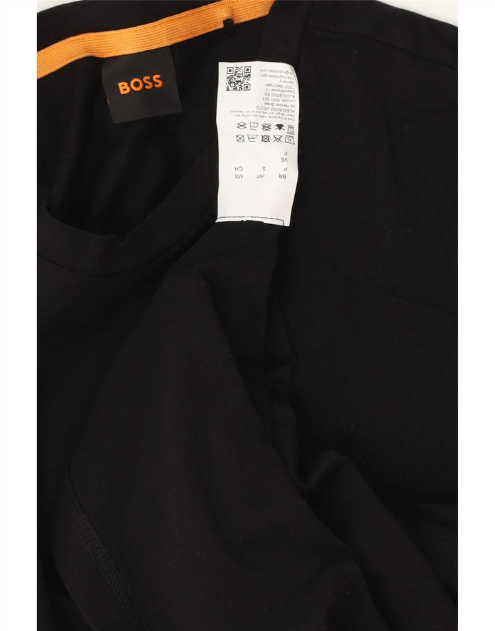 Hugo Boss Herre Top Langærmet Lille Sort Bomuld