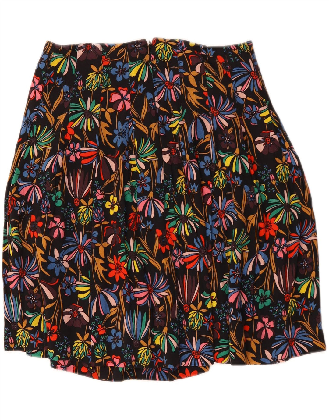 Boden Dame A-Line Nederdel UK 8 Small W30 Multicolored Floral