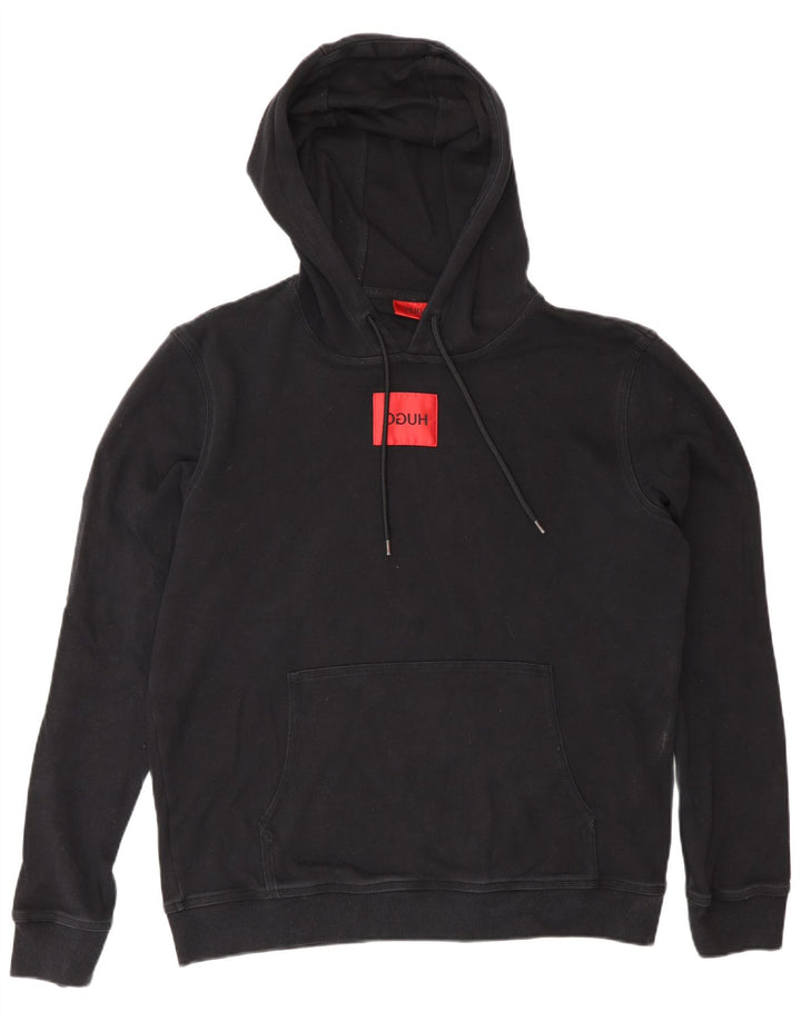 Hugo Boss Herre Hættetrøje Jumper Stor Sort Bomuld