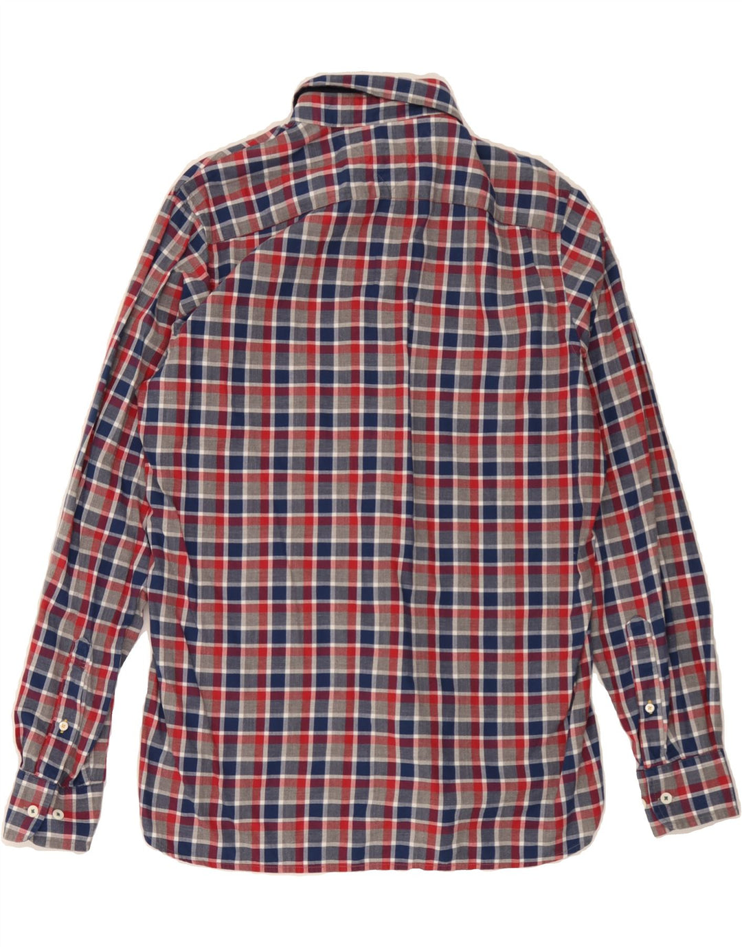 TOMMY HILFIGER Mens Custom Fit Flannel Shirt Small Multicoloured Check Vintage Tommy Hilfiger and Second-Hand Tommy Hilfiger from Messina Hembry 