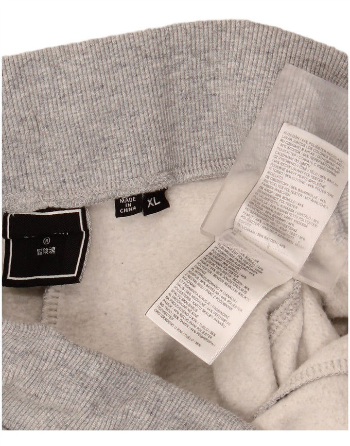 SUPERDRY Træningsdragt til mænd Joggers XL Grå Flecked Bomuld