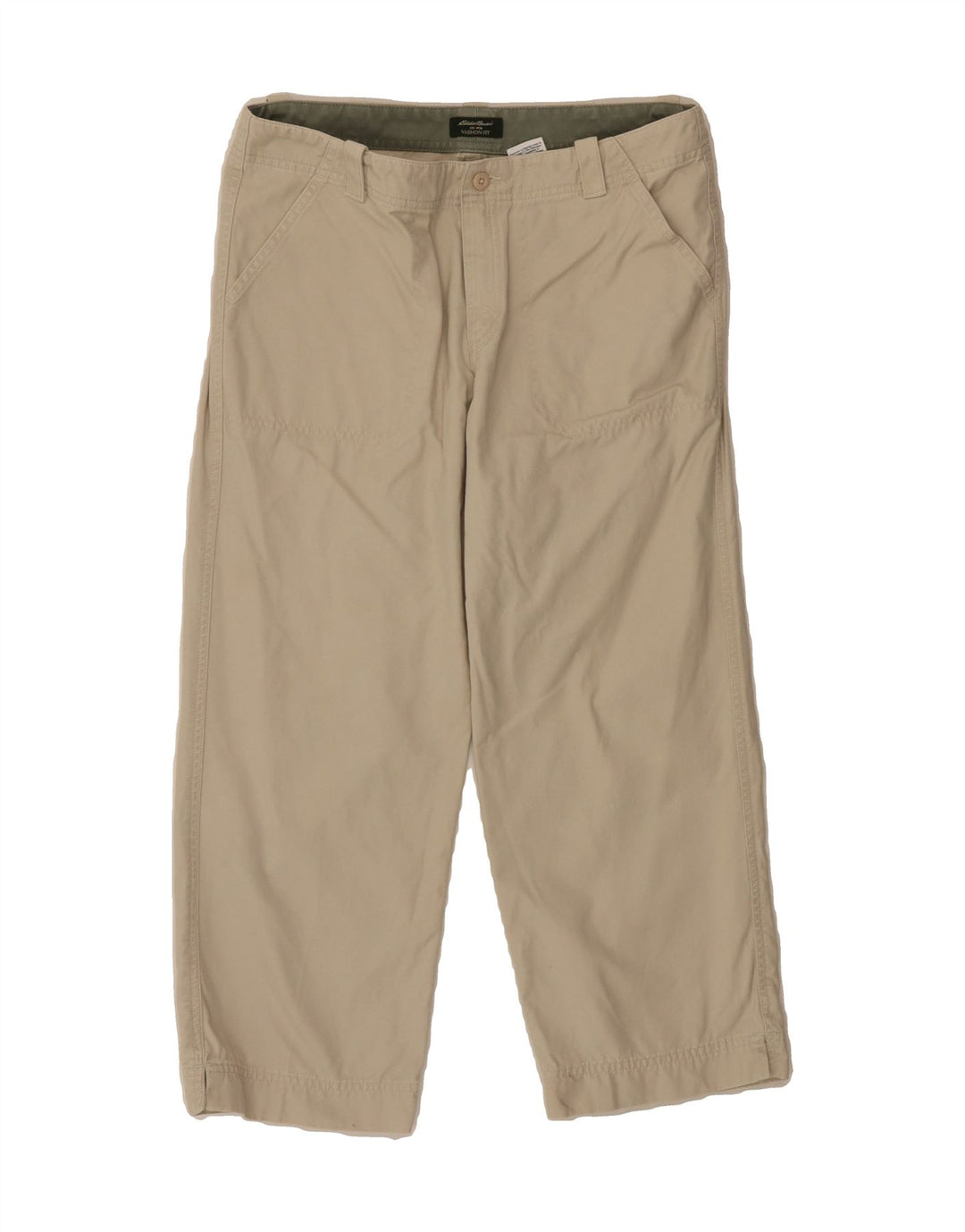 EDDIE BAUER Womens Vashon Fit Cropped Trousers US 8 Medium W30 L24 Beige Vintage Eddie Bauer and Second-Hand Eddie Bauer from Messina Hembry 