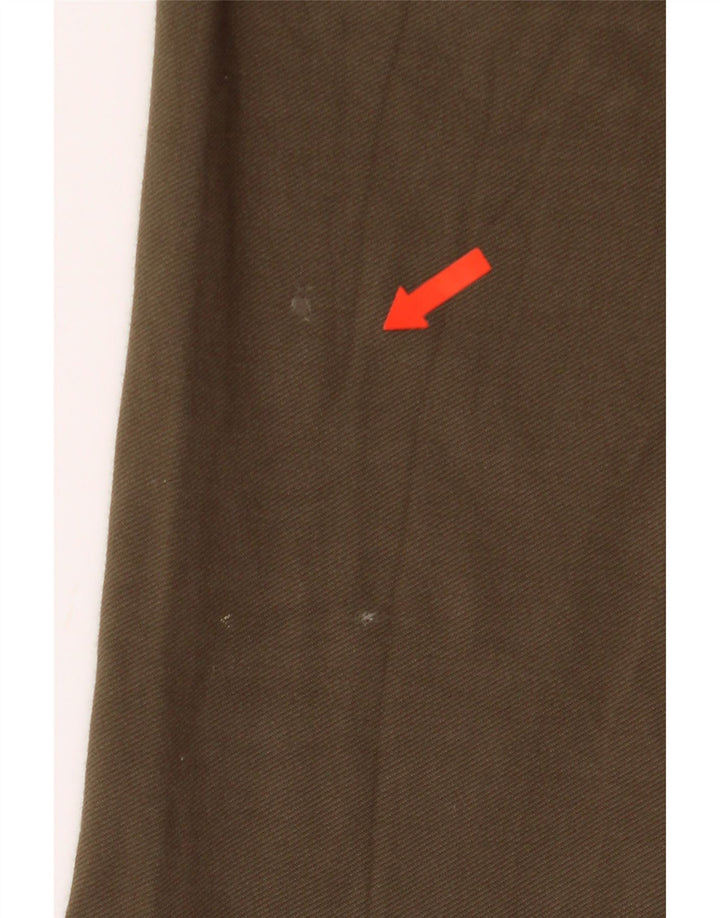ZARA Womens Slim Chino Trousers Small W28 L22 Brown Viscose Vintage Zara and Second-Hand Zara from Messina Hembry 