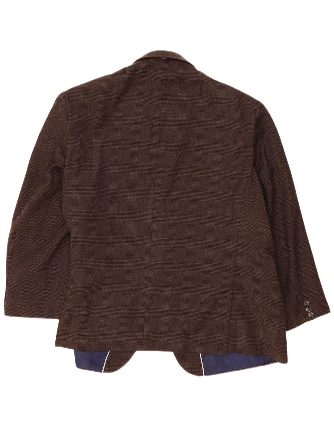 Marks & Spencer Herre 2-knaps blazerjakke UK 52 3XL Brown Houndstooth