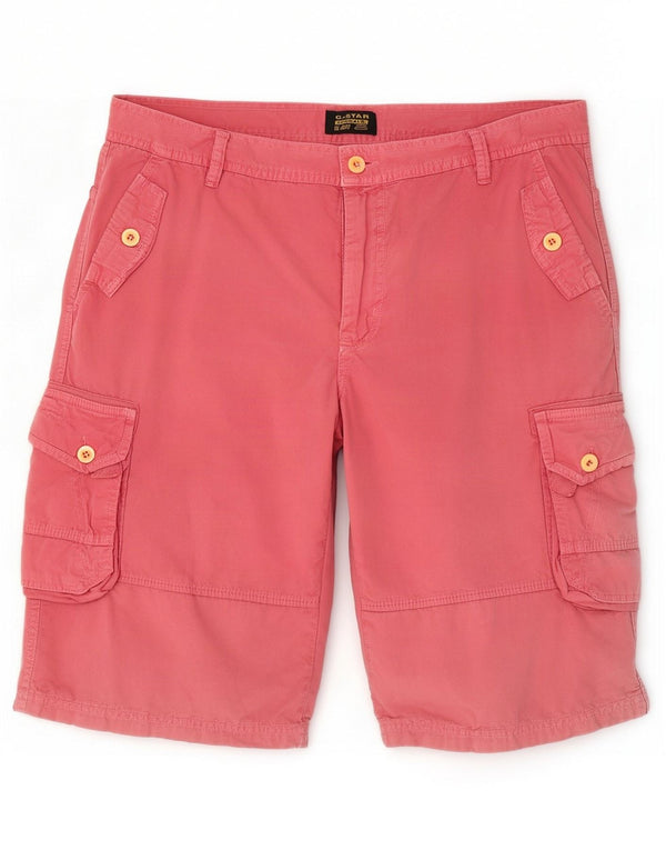 G Star Herre Cargo Shorts W38 XL Pink