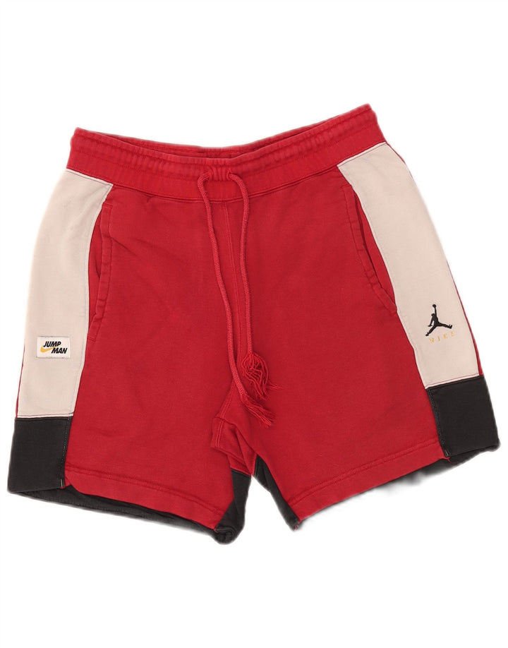 Jordan Herre sportsshorts Små røde Colourblock Bomuld