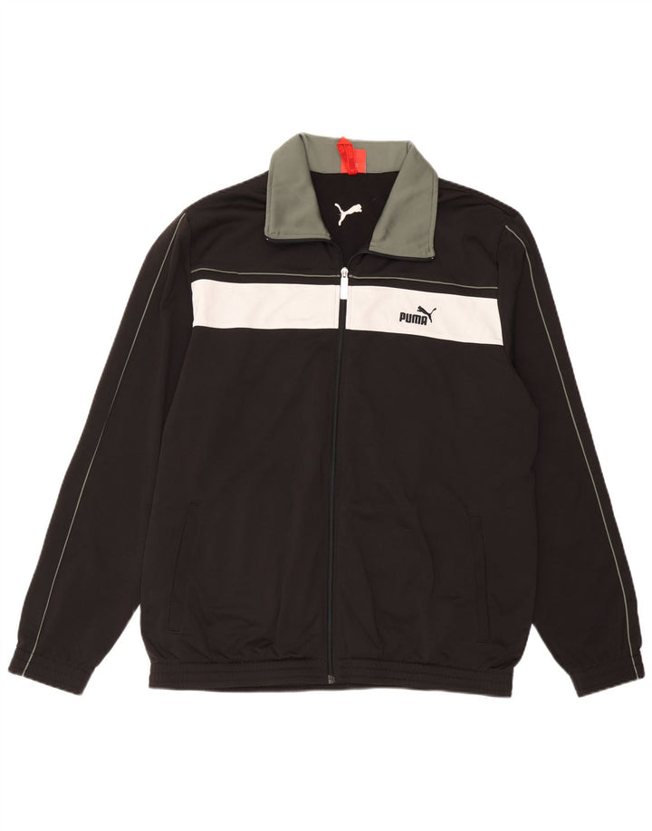 Puma Træningsdragt til mænd Topjakke XL Sort Colourblock Polyester