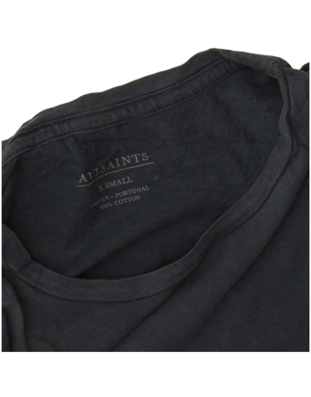 ALL SAINTS Herre T-Shirt Top XS Grå Bomuld
