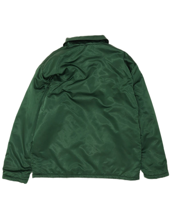 Vintage Herre Sherpa Jacket UK 42 XL Grøn Colourblock Nylon