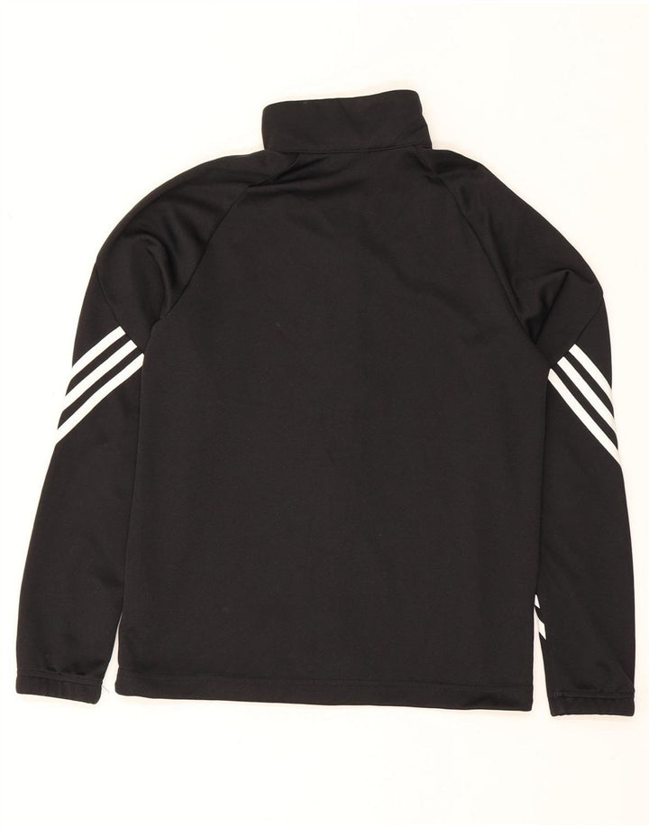 Adidas drenge Climalite træningsdragt topjakke 11-12 år sort polyester