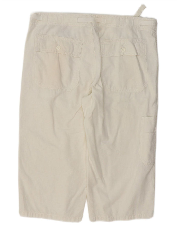 STS Bermuda Shorts til kvinder IT 46 Large W32 Hvid hør