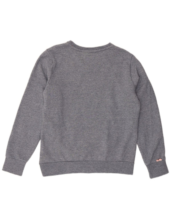 SUPERDRY Dame Sweatshirt Jumper UK 18 XL Grå Bomuld