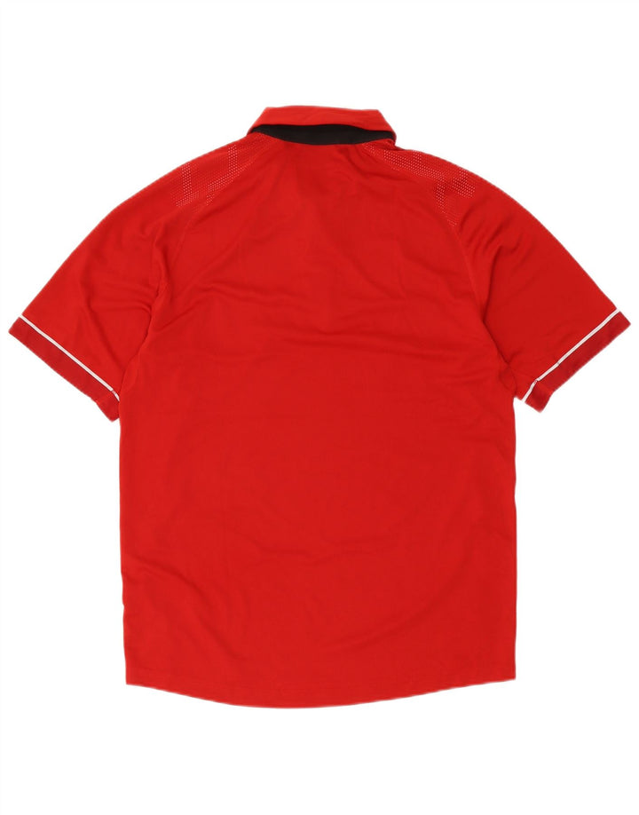 Adidas Poloskjorte til mænd Medium rød polyester