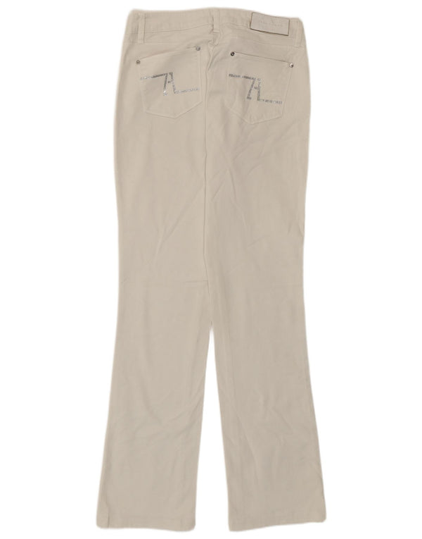 Zara Dame Straight Jeans EU 40 Medium W30 L30 Hvid Bomuld