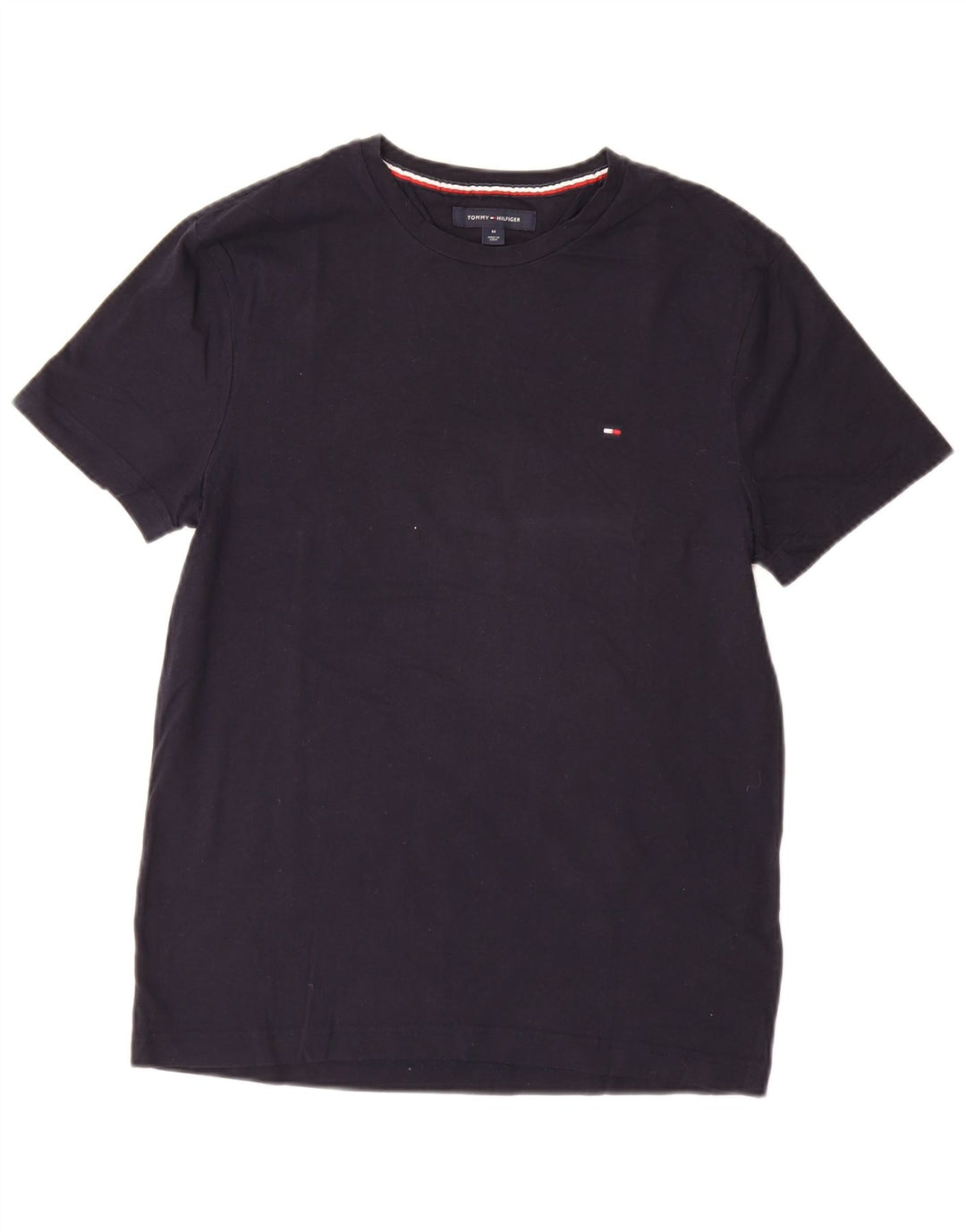 TOMMY HILFIGER Stretch Slim Fit T-shirt mænds top mellem marineblå bomuld