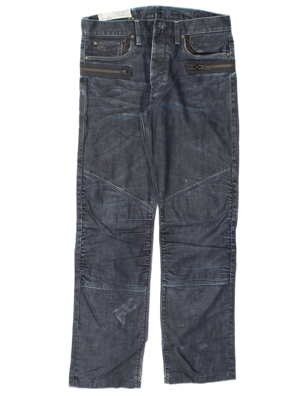 G-STAR Herre 3301 Straight Jeans W34 L32 Blå Bomuld