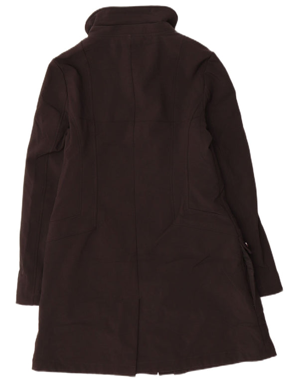 Calvin Klein Womens Raincoat UK 10 Small Black Polyester