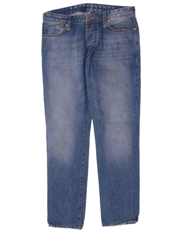 Joop Herre Tapered Jeans W34 L30 Blå Bomuld
