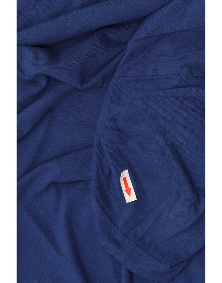 Hurley Herre Grafisk T-Shirt Top Stor Blå Bomuld