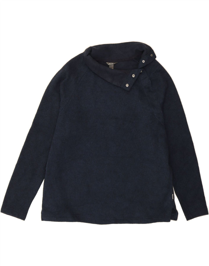 EDDIE BAUER Womens Sweatshirt Jumper UK 18 XL Navy Blue Polyester Vintage Eddie Bauer and Second-Hand Eddie Bauer from Messina Hembry 