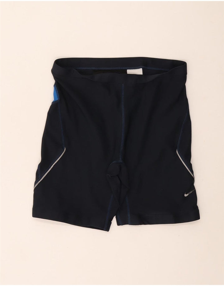 NIKE Herre Dri Fit sportsshorts XL marineblå Colourblock Polyester