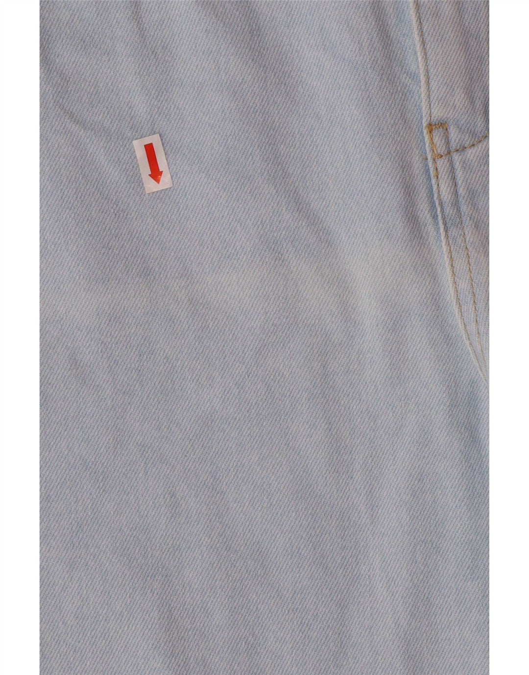 Zara Dame Jeans med høj talje og brede ben EU 42 Large W32 L26 Blue Classic