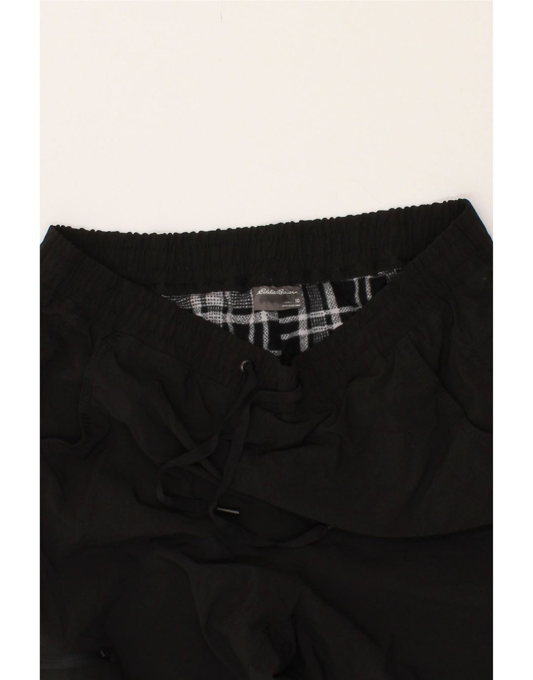 EDDIE BAUER Womens Tracksuit Trousers Joggers US 10 Large  Black Polyester Vintage Eddie Bauer and Second-Hand Eddie Bauer from Messina Hembry 